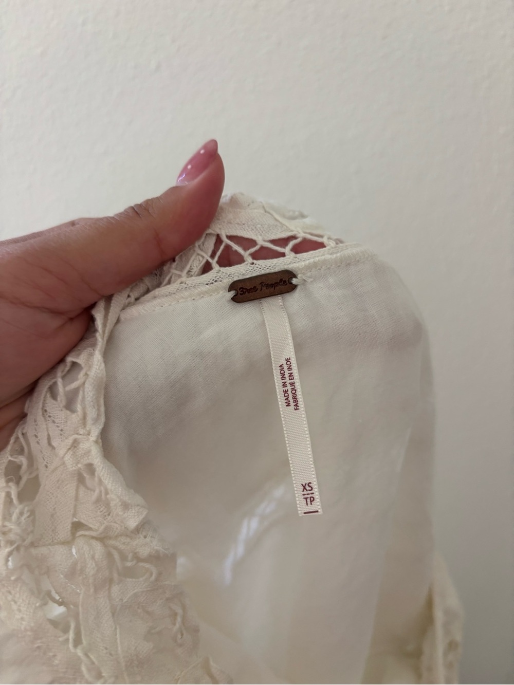 Free People Billie Battenburg white one-shoulder mini dress - Picture 6 of 6